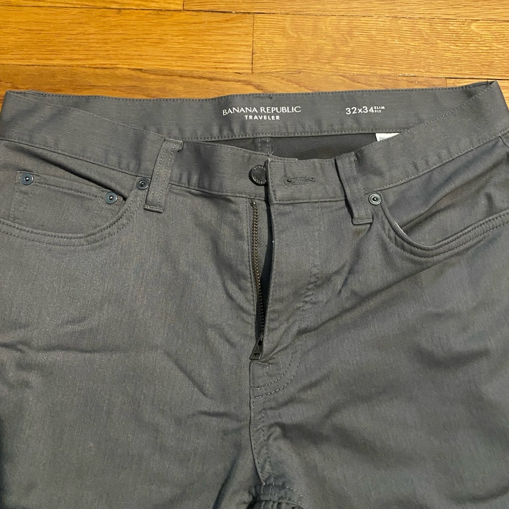 Mens Banana Republic Traveler Dress Pants